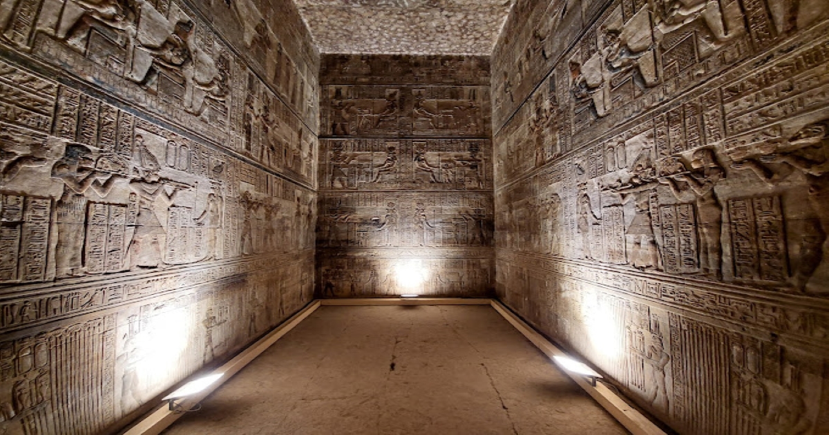 he temple of Dendera